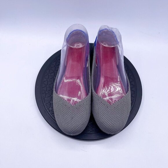 Rothy’s The Flat Women Birdseye Pebble Grey Slip On Round Toe Shoe Size 6.5 - Picture 10 of 10
